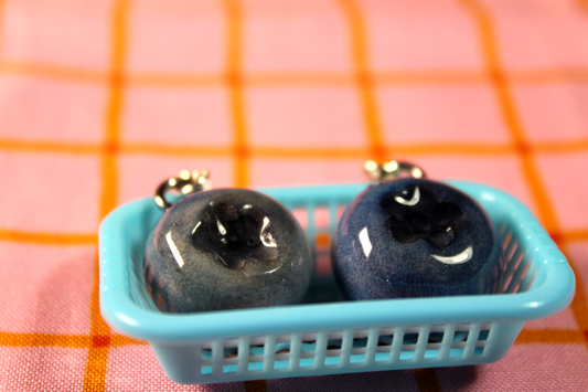 Blueberry Clay Charm