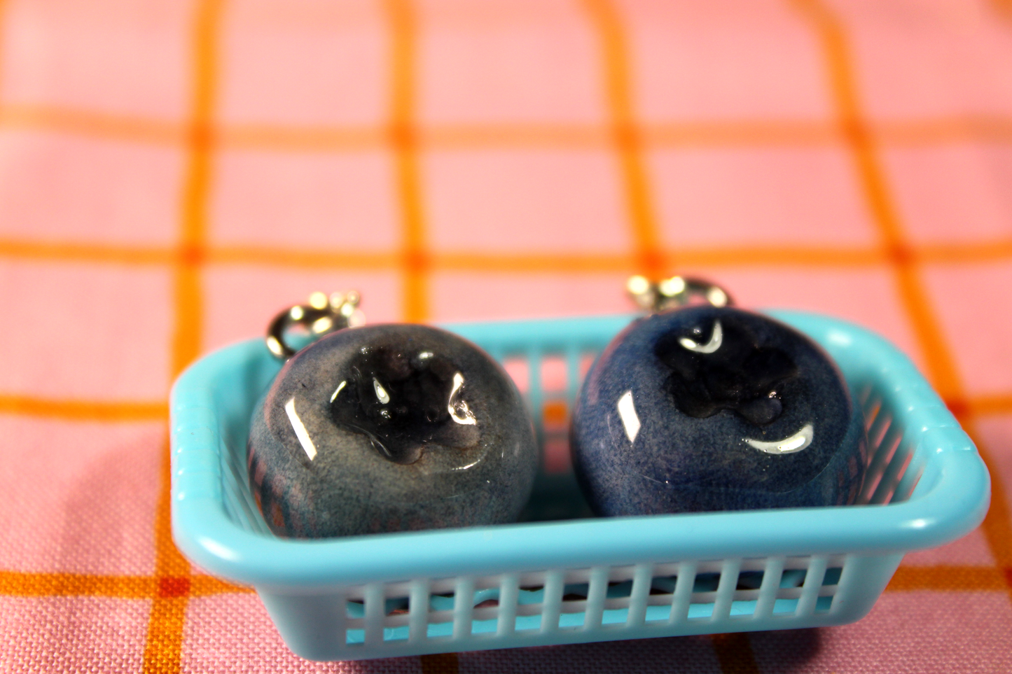 Blueberry Clay Charm