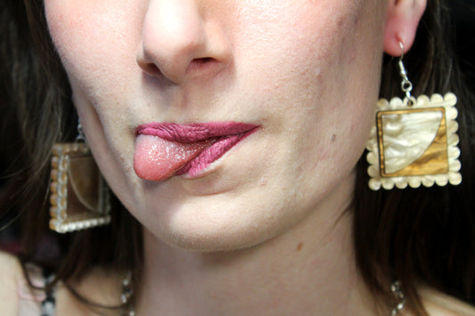 Ravioli Acrylic Earrings